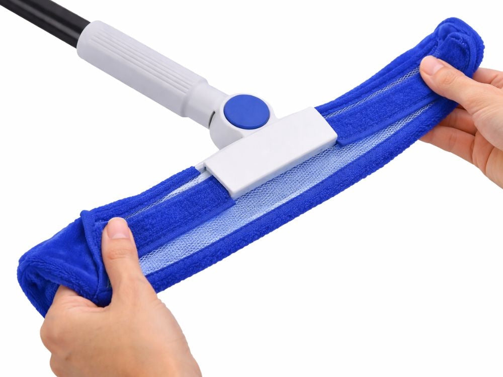 Vattenskrapa 49 cm med teleskopskaft 61,5–144 cm + 1 överdrag