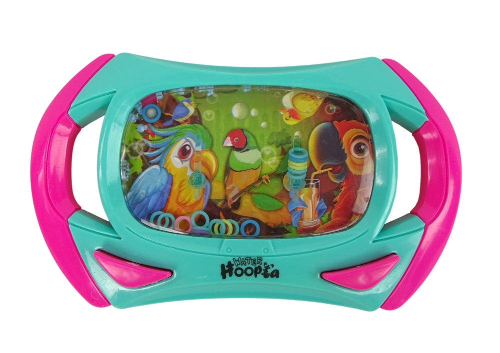Vattenspel handhållet ringkastningsspel grön/rosa 16 cm från 3 år