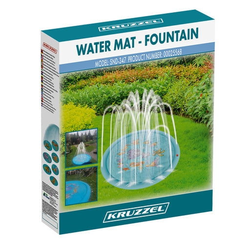 Vattensprinklermatta 150 cm i PVC, anslutning 1 tum till trädgårdsslang