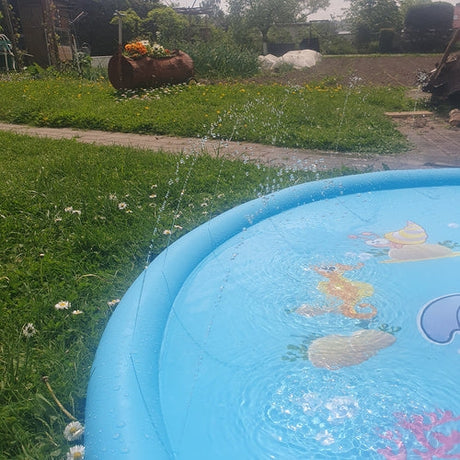 Vattensprinklermatta 150 cm i PVC, anslutning 1 tum till trädgårdsslang
