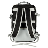 Vattentålig reseryggsäck med USB-port och skofack svart 45x28x16
