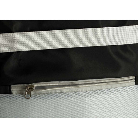 Vattentålig reseryggsäck med USB-port och skofack svart 45x28x16