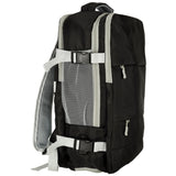 Vattentålig reseryggsäck med USB-port och skofack svart 45x28x16