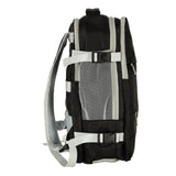 Vattentålig reseryggsäck med USB-port och skofack svart 45x28x16