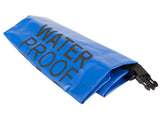 Vattentät dry bag 30 L blå 70x37 cm med rem roll-top