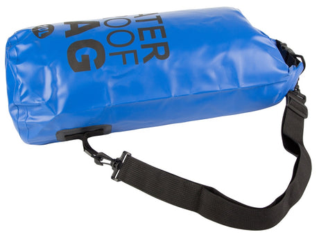 Vattentät dry bag 30 L blå 70x37 cm med rem roll-top