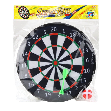 Velcro darttavla 28 cm med boll och dart, säker för barn