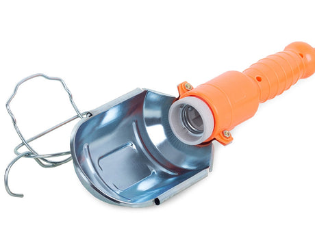 Verkstadslampa 230V med 10 m kabel E27 max 60W orange