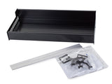 Vägghylla 30x13x5,5 cm pulverlackerad aluminium svart