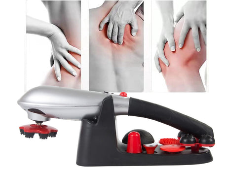 Vibrationsmassager med 7 massagehuvuden uppladdningsbar 41 cm
