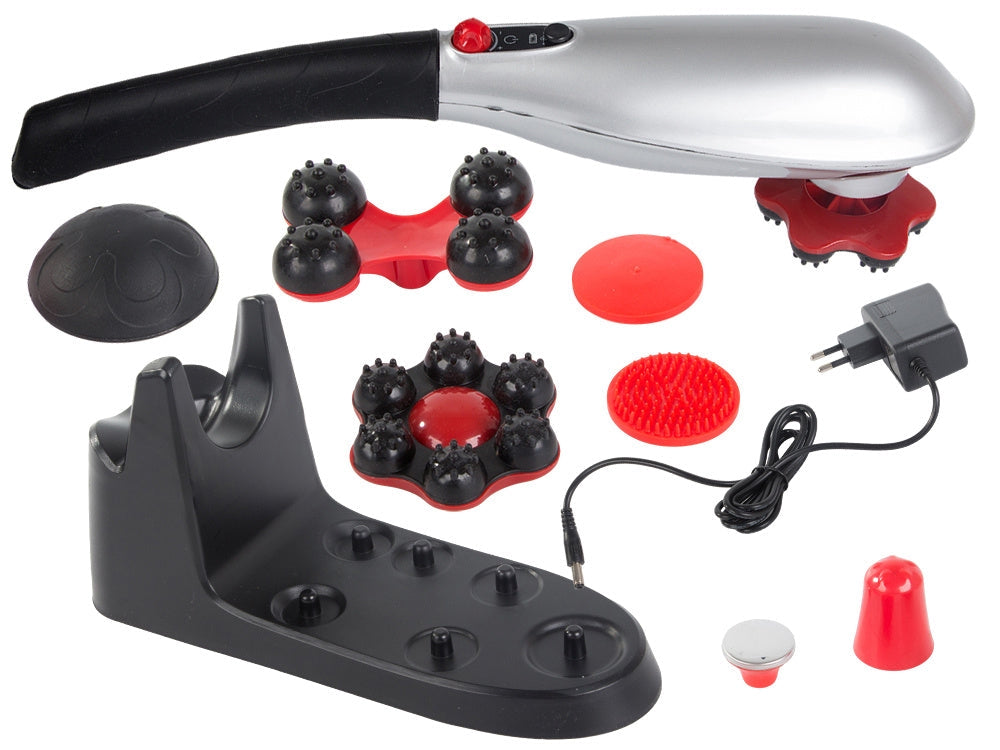 Vibrationsmassager med 7 massagehuvuden uppladdningsbar 41 cm