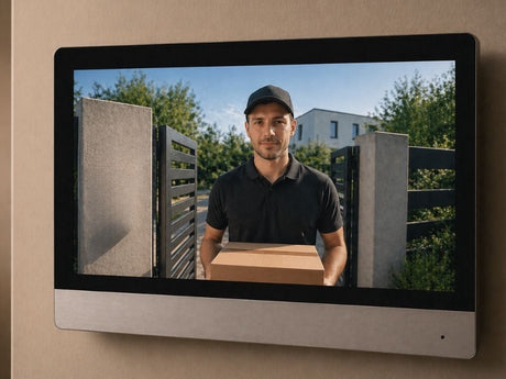 Videodörrtelefon 6" touchscreen 1080p WiFi Tuya med dörrlås/grindstyrning