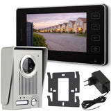 Videoporttelefon med monitor 500 TVL 90° nattläge 10 m kabel 220 V