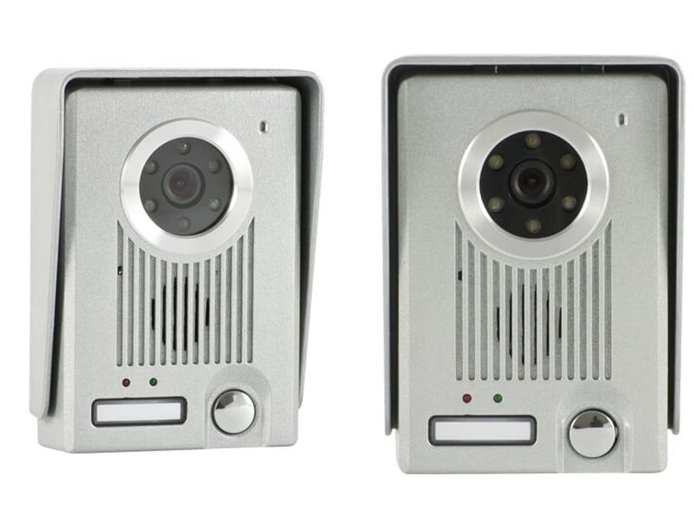 Videoporttelefon med monitor 500 TVL 90° nattläge 10 m kabel 220 V