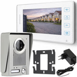 Videoporttelefon med monitor trådbunden 500 TVL 90° 10 m kabel