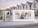 Videoporttelefon med monitor trådbunden 500 TVL 90° 10 m kabel