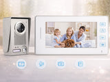 Videoporttelefon med monitor trådbunden 500 TVL 90° 10 m kabel