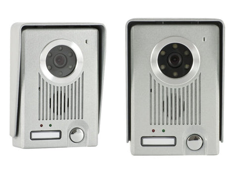 Videoporttelefon med monitor trådbunden 500 TVL 90° 10 m kabel