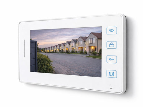Videoporttelefon med monitor trådbunden 500 TVL 90° 10 m kabel