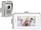 Videoporttelefon med monitor trådbunden 500 TVL 90° 10 m kabel