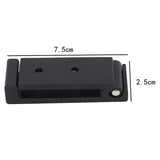 Vikbara väggkrokar i aluminium 2-pack 15 kg med monteringsmaterial