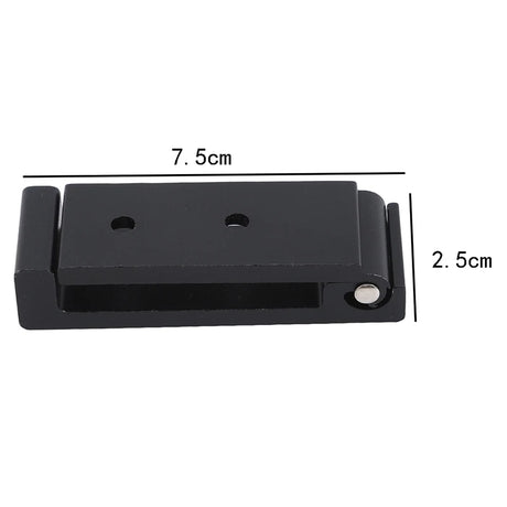 Vikbara väggkrokar i aluminium 2-pack 15 kg med monteringsmaterial