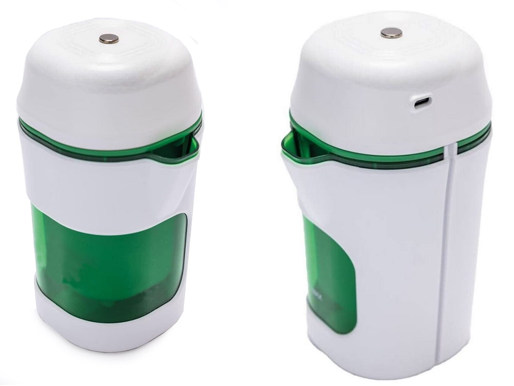 Växtlampa med självbevattnande kruka LED fullspektrum USB vit