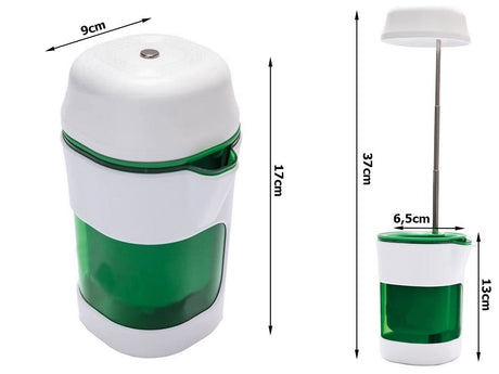 Växtlampa med självbevattnande kruka LED fullspektrum USB vit