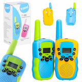 Walkie talkie-set för barn 2-pack i plast, varierande färger