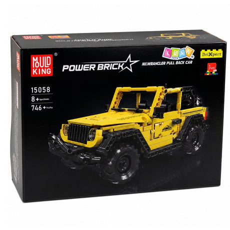 Wrangler off-road bil byggsats 746 delar ABS-plast 30,4 cm