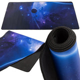 XXL musmatta 90x40 cm kosmiskt stjärnmotiv halkfri vattenavvisande