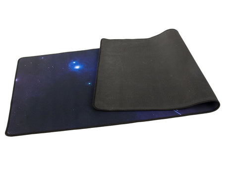 XXL musmatta 90x40 cm kosmiskt stjärnmotiv halkfri vattenavvisande