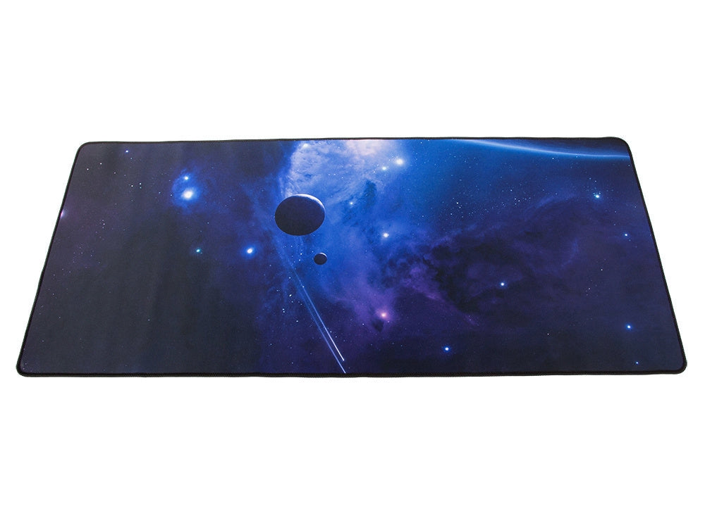 XXL musmatta 90x40 cm kosmiskt stjärnmotiv halkfri vattenavvisande
