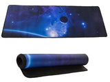 XXL musmatta 90x40 cm kosmiskt stjärnmotiv halkfri vattenavvisande