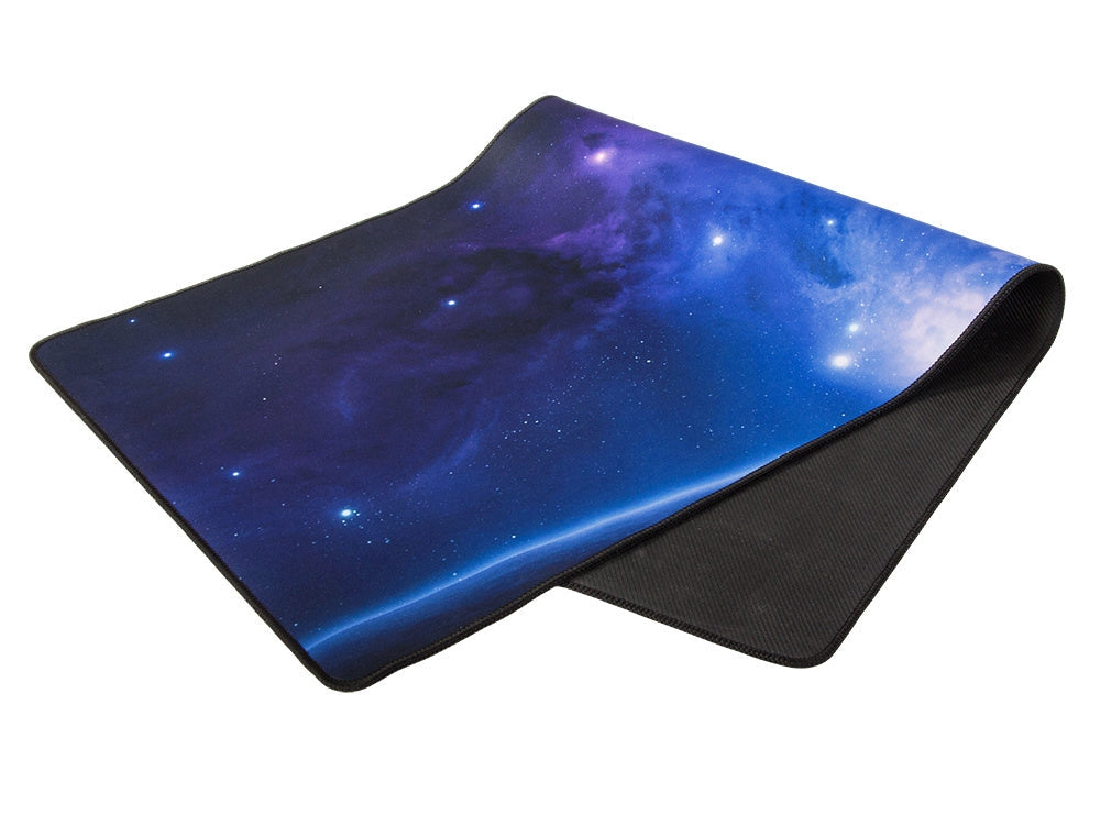 XXL musmatta 90x40 cm kosmiskt stjärnmotiv halkfri vattenavvisande