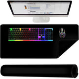 XXL musmatta/tangentbordsmatta 90x45 cm svart halkfri vattentålig