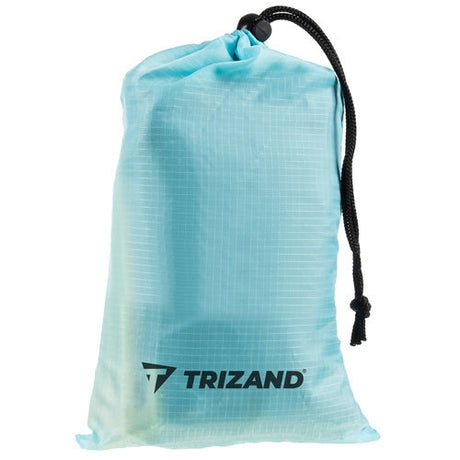 XXL strand- och picknickfilt 208x208 cm vattentålig polyester grå-blå