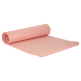 Yogamatta/träningsmatta 185x83x1,5 cm halkfri med bärväska rosa