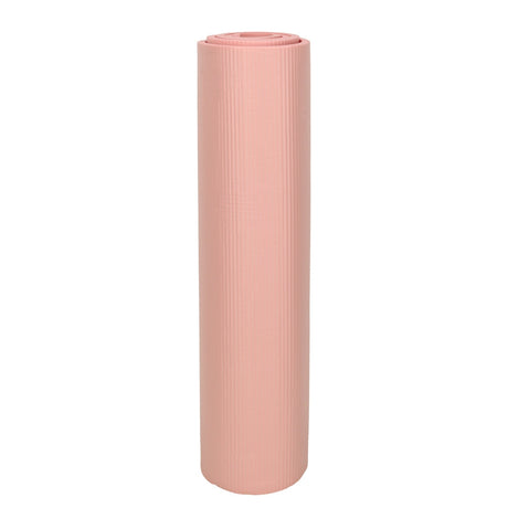 Yogamatta/träningsmatta 185x83x1,5 cm halkfri med bärväska rosa