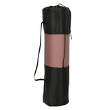 Yogamatta/träningsmatta 185x83x1,5 cm halkfri med bärväska rosa