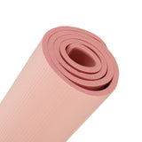 Yogamatta/träningsmatta 185x83x1,5 cm halkfri med bärväska rosa