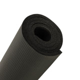 Yogamatta träningsmatta 185x83x1,5 cm halkfri med bärväska svart
