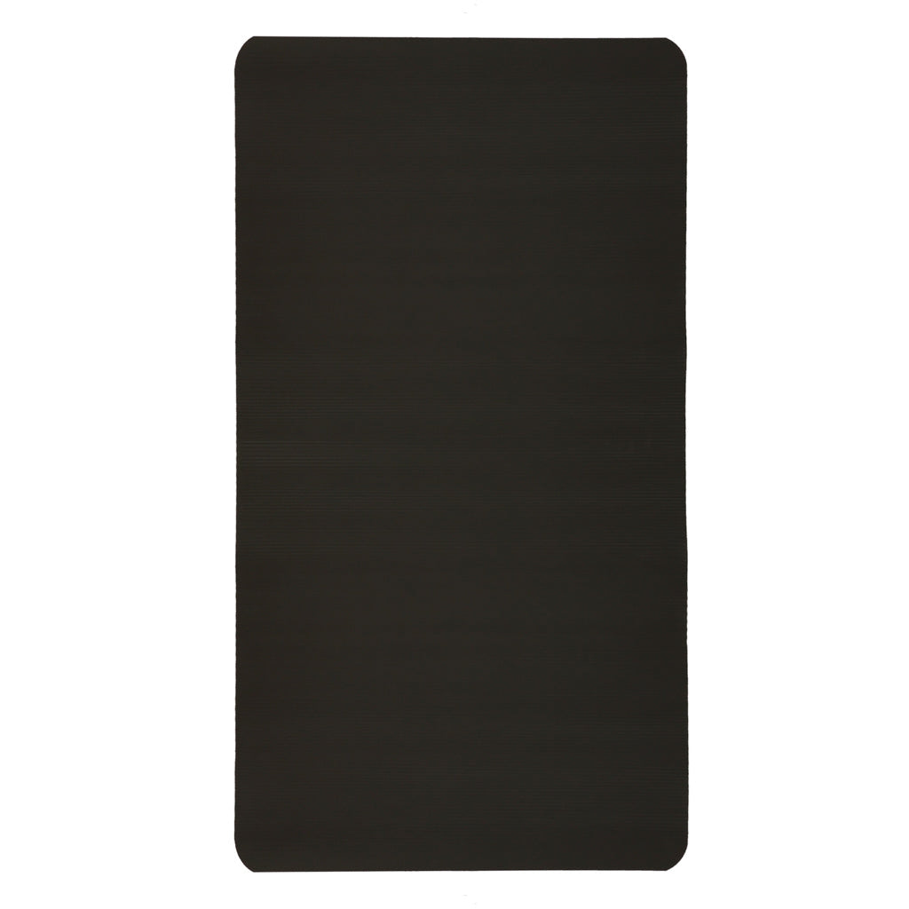Yogamatta träningsmatta 185x83x1,5 cm halkfri med bärväska svart