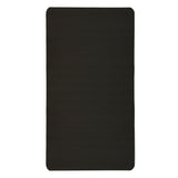 Yogamatta träningsmatta 185x83x1,5 cm halkfri med bärväska svart