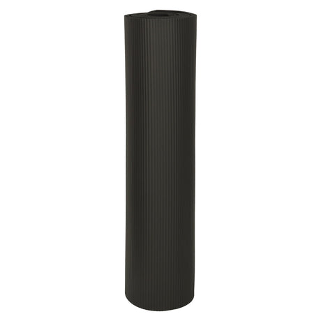 Yogamatta träningsmatta 185x83x1,5 cm halkfri med bärväska svart