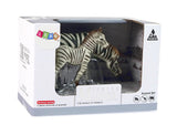 Zebrafigurer 2-pack plast, vuxen & unge, 12 cm, från 3 år