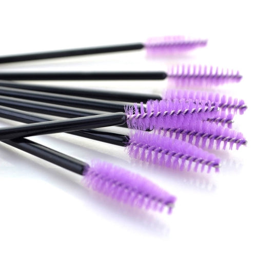 Ögonfransborstar 10-pack 10 cm med vikbart borsthuvud för extensions