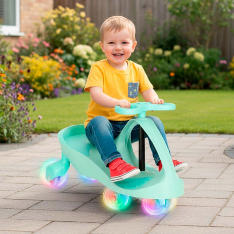 Åkbil Gravity Car med LED-hjul, gummihjul, max 80 kg