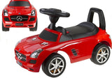 Åkbil Mercedes-Benz SLS AMG röd med förvaring under sitsen 60 cm