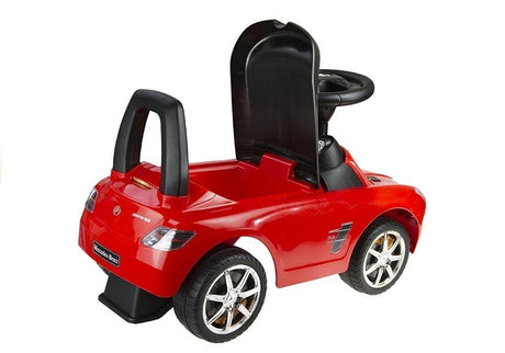 Åkbil Mercedes-Benz SLS AMG röd med förvaring under sitsen 60 cm